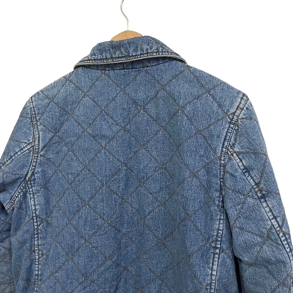 VINTAGE LAUREN BY RALPH LAUREN DENIM BUTTON JACKET | SZ:‎ L | NWOT - Picture 8 of 10